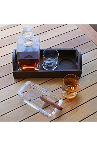 Paşabahçe Nude Series - Large Heavy Glass Cigar Ashtray 25020