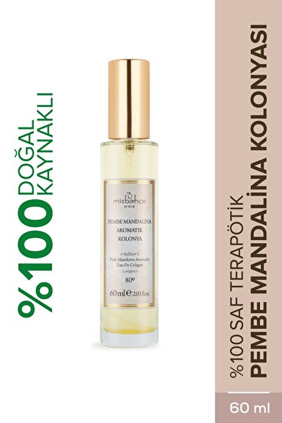 MİSBAHÇE Pembe Mandalina Aromatik Kolonya 60 Ml