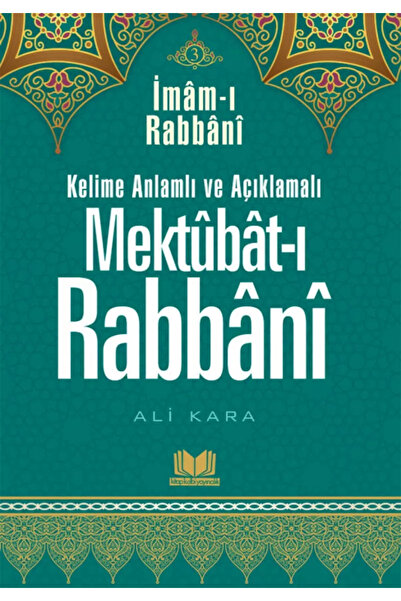 Kitap Kalbi Yayıncılık Mektubatı Rabbani Tercümesi 3.Cilt ( Ali Kara )