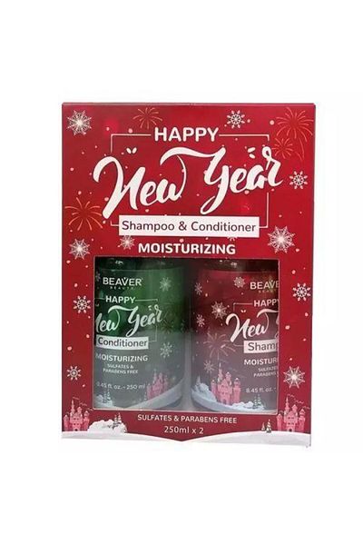Beaver Happy New Year Hair Care Set Shampoo 250 ml + Conditioner 250 ml
