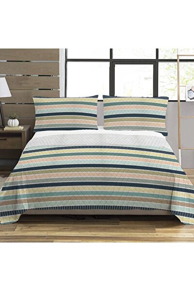 Evmila Model Modern Dublu Imprimat Pique (200x220 Cm) Colorat