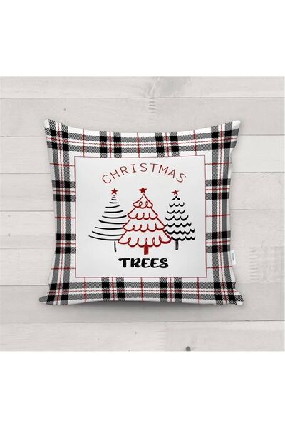 Evmila Novogodišnje specijalno drvo Sa deznom Somot Navlaka za jastuk