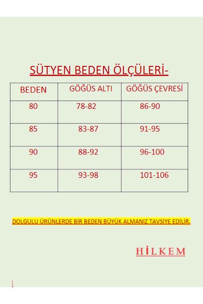 Kerem Giyim Set de sutien din 4 piese, căptușit (SUPPORT), cu sârmă (WIRE).