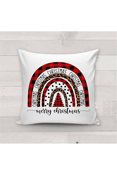 Evmila Novogodišnji specijalni dugin Sa deznom Somot Navlaka za jastuk