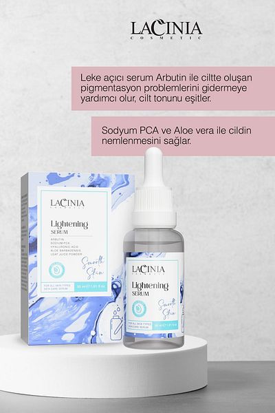 Lacinia 30ml Brightening Lightning Serum - Face Care Effect