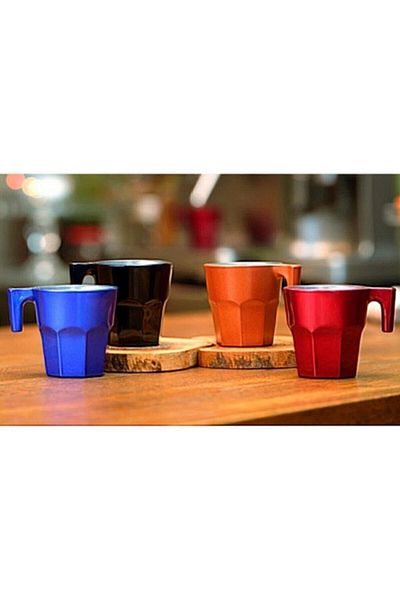 Paşabahçe Casablanca Metallic Live 4-Piece Espresso Cup Pş96802
