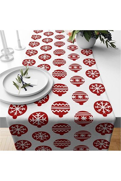 Evmila New Year's Themed Velvet Runner
