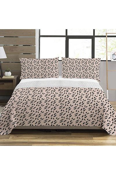 Evmila Modern Pattern Double Printed Pique (200x220 Cm) Colorful