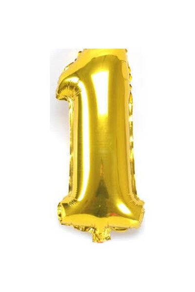 ikm balon 1 Year Old Number Balloon Foil Large Size