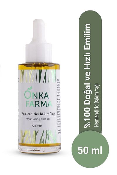 OnkaFarma Onka Farma Moisturizing Care Oil - 100% Natural Ingredient Fast Absorption Bright Appearance - 50 ml