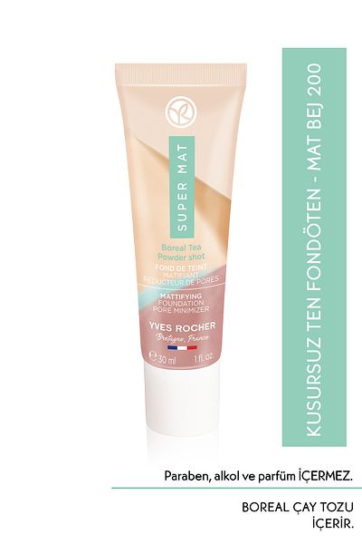 Yves Rocher Matte Beige Perfect Foundation - Skin Cream 200ml