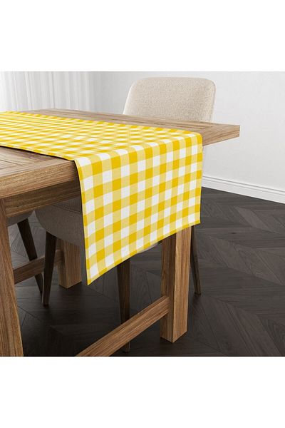 Evmila Model de alergător cu model Gingham