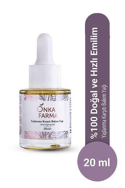OnkaFarma Onka Farma 20 ml Anti Aging Care Oil - Anti-Aging, Nourishing and Repairing