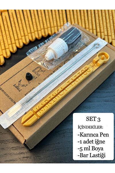 Karınca Tattoo Gold Karınca Pen Handpoke Kalıcı Dövme Kalemi Stick And Poke