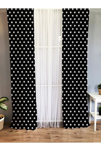 Evmila Children's Room Printed Background Curtain