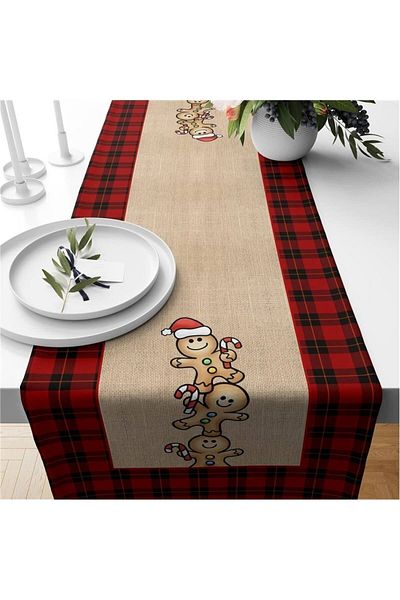 Evmila Anul Nou Special Cookie Man Pattern Runner