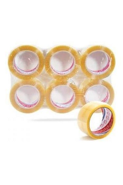 VeGe BANT Vege Lion Duct Tape 45mmx100 Meters Transparent 6 Pieces