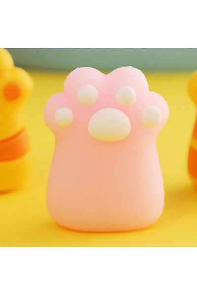 Giftpoint Dec 2023 Paw Pencil Sharpener Stationery Gift Design Toy Cat Mini Office 1 Piece Pink