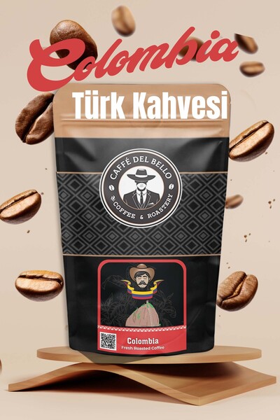 Caffe Del Bello 500 جرام قهوة تركية كولومبية مطحونة