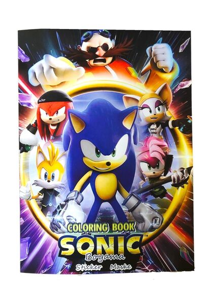 Hümasel Örümcek Adam -pijamaskeliler-şimşek Mcqueen Sonıc Dörtlü Boyama Kitabı 80 Adet Stıcker Set