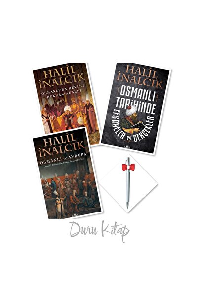Kronik Kitap Halil İnalcık Osmanlı Tarihi 3 Kitap, CAPRİCE B112 TÜKENMEZ KALE...
