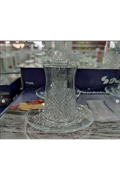 Paşabahçe Timeless 12 Piece Tea Set 160cc