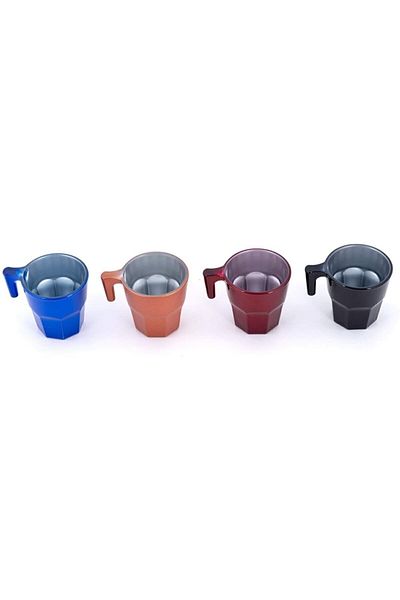 Paşabahçe Casablanca Set of 4 Coffee Cups 70cc