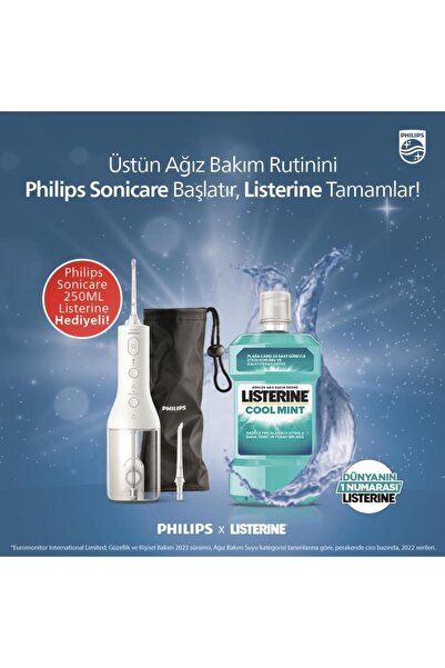 Philips Sonicare HX3806/31 – Sonic Şarjlı Diş Arası Temizleyicisi - Listerine...