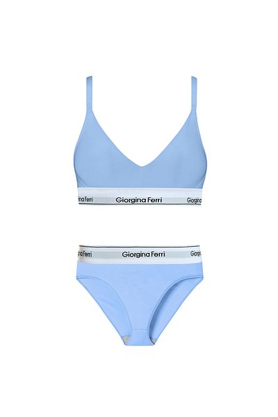GIORGINA FERRI Women's Daily Use Set of 2 - Sports Bra and Slip Panties Sara
