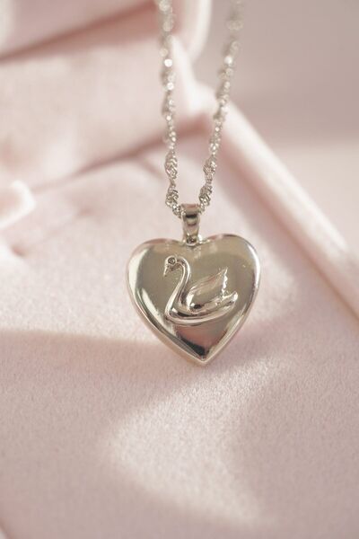 AŞIK ACCESSORIES قلادة فولاذية مع غطاء بجعة أوديت