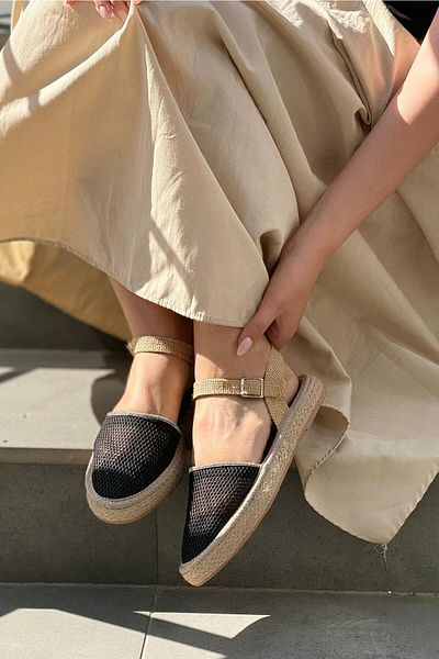 İncimoda Amber Espadrille - Casual Stone Detailed Shoes