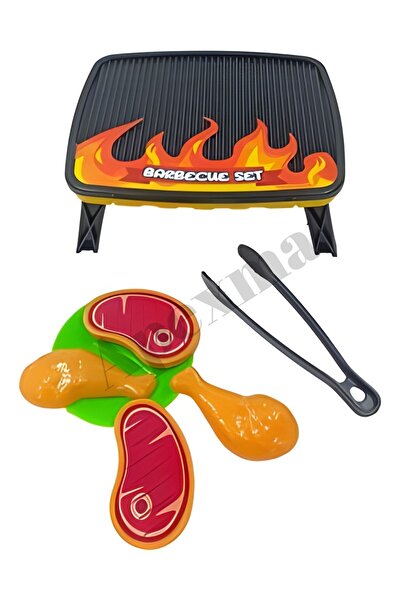 Apexma Oyuncak Barbekü Mangal Seti - Eğlenceli Izgara Barbekü Set