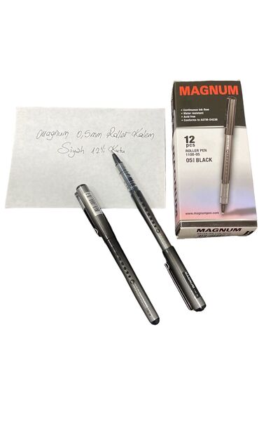 MAGNUM ROLLER KALEM 0.5 MM SİYAH 12 Lİ ( 1 PAKET )