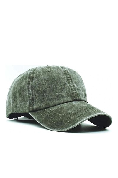Mihos Plain Antique Unisex Cap Hat