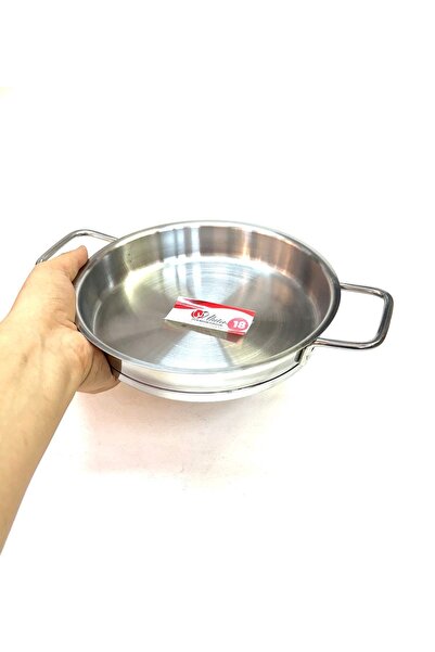 Ulutaş Paslanmaz Çelik Dik Yumurta Sahanı 18 Cm