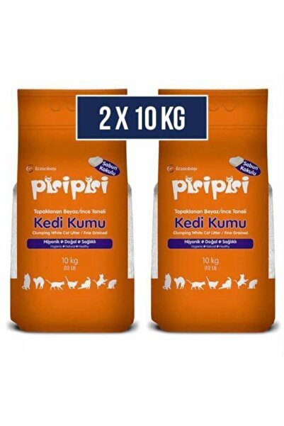 Pisipisi Pisi Pisi Sabun Kokulu Ince Taneli Topaklaşan Kedi Kumu