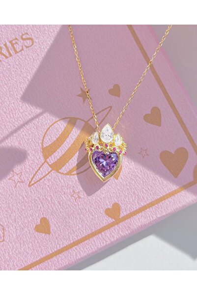 AŞIK ACCESSORIES Rapunzel Taç Kolye - 925 Ayar Gümüş