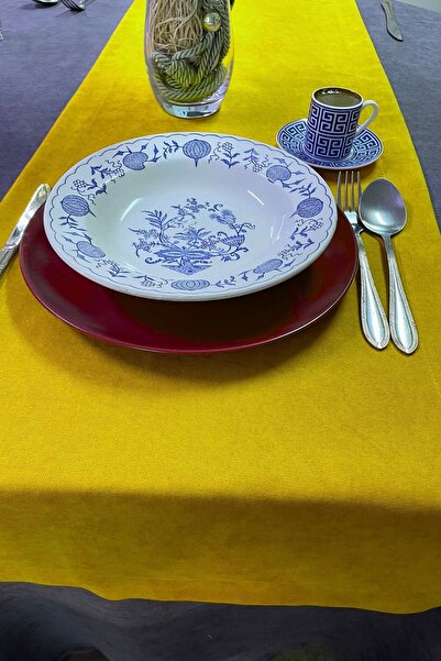 Cortibo عداء برشلونة مستطيل الشكل مخملي أصفر داكن