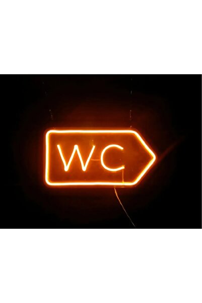 dekoraven Wc-tuvalet Yön Neon Led Tabela Dekoratif Aydınlatma