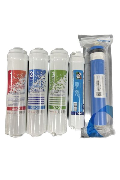 AQUA BELLA Su Arıtma Cihazı Filtre Seti 5'li Vontron Membranlı
