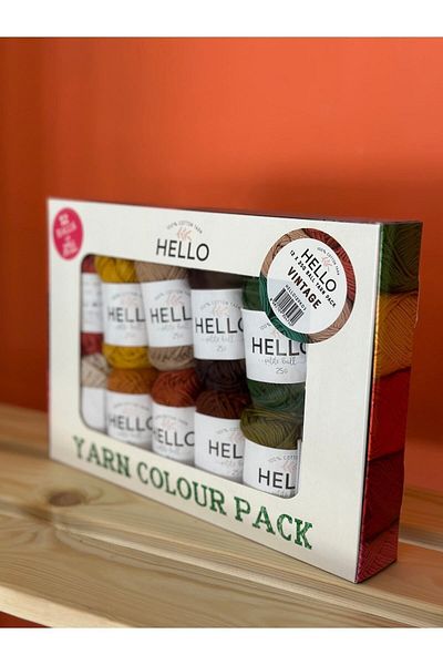 Tuva Yayıncılık Hello 12 Piece String Set - Vintage - Matching Earth Tones