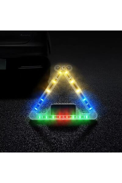 redmud teknoloji Acil Durum Üçgen Araba Uyarı Led Lambası Kaza Uyarı Işığı Re...