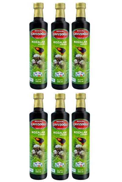 Bozkırlı Çavuşoğlu Kozalak Şurubu Servi Kozalağı Şurubu 500ml X6