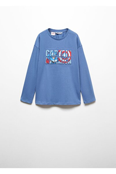 MANGO Kids Kaptan Amerika Tişörtü