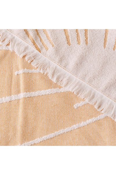 Bella Maison Πετσέτα θαλάσσης Shiney Mustard - 100% βαμβάκι, 75x150 cm