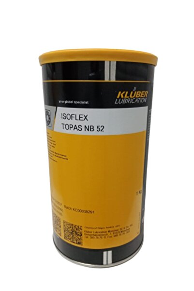 Klüber Isoflex Topas Nb 52 Sentetik Rulman Ve Kaymali Yatak Gresleri 1 Kg