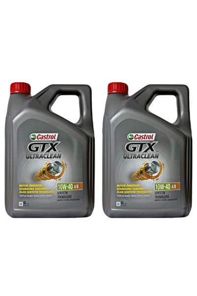 CASTROL Gtx 10w-40 A3/b4 Yarı Sentetik Motor Yağı 2 X 4 L