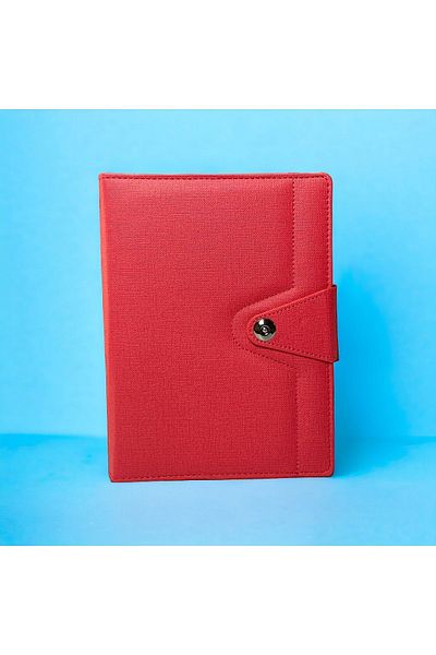 Kerem ofis Thermo Leather Calculator - My Timeless Undated Agenda with Special Magnetic Lock