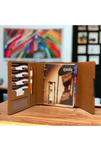 Kerem ofis 2026 Yeni Yıl Tarihli Lüx Ajanda Manyetik Kilitli Organizer Termo ...
