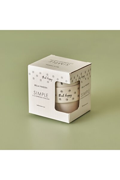 Bella Maison Simple Seramik Espresso 2'li Kahve Fincanı Seti (105 cc)